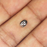 0.34 Ct Natural Loose Diamond, Oval Diamond, Black Diamond, Grey Diamond, Salt and Pepper Diamond, Antique Diamond, Real Diamond L380