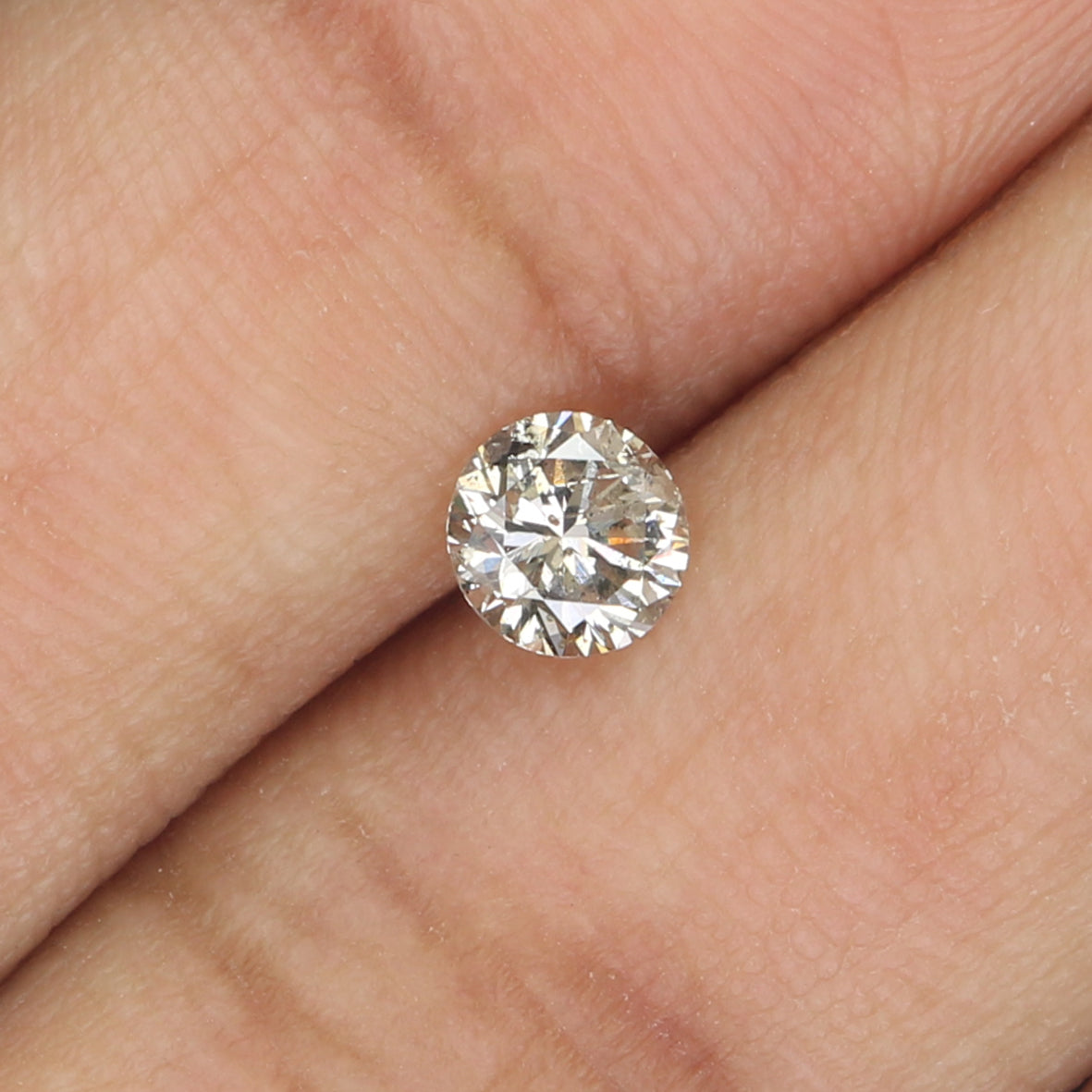 0.42 Ct Natural Loose Round Shape Diamond White - G Color Round Cut Diamond 4.65 MM Natural Loose Diamond Round Brilliant Cut Diamond LQ027