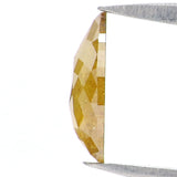 Natural Loose Pear Diamond Yellow Color 0.55 CT 7.62 MM Pear Shape Rose Cut Diamond KDK2580