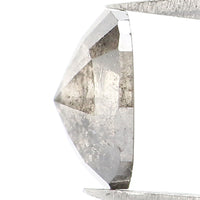 Natural Loose Cushion Salt And Pepper Diamond Black Grey Color 0.74 CT 6.40 MM Cushion Shape Rose Cut Diamond L1784