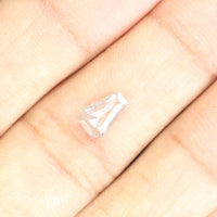 0.80 Ct Natural Loose Diamond, Coffin Cut Diamond, Grey Diamond, Rustic Diamond, Antique Diamond, Real Diamond, Minimal Diamond KDL9673