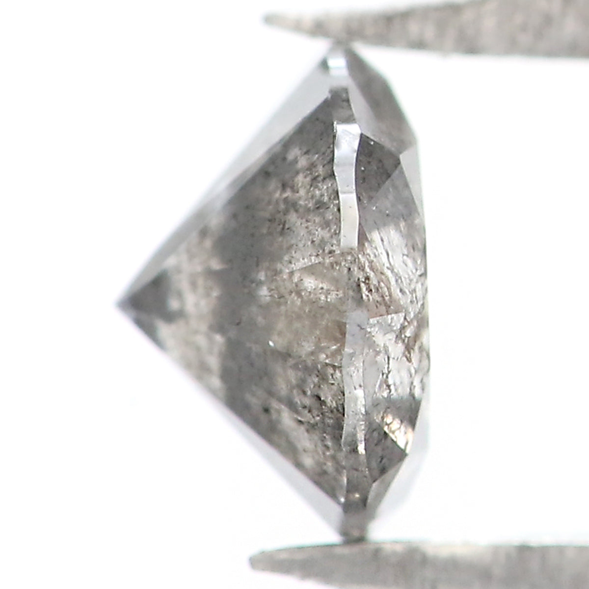 0.36 CT Natural Loose Round Shape Diamond Salt And Pepper Round Diamond 4.45 MM Natural Black Grey Color Round Brilliant Cut Diamond LQ1962