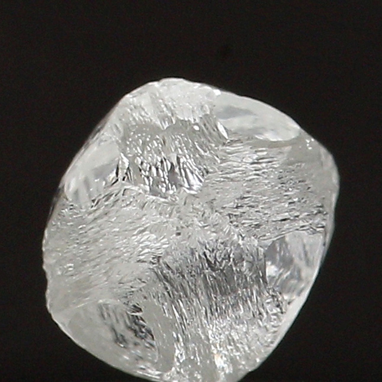 Natural Loose Rough White-F Color Diamond 0.96 CT 5.46 MM Rough Irregular Cut Diamond KDL2473