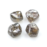 Natural Loose Rough Dark Brown Color Diamond 2.10 CT 4.00 MM Rough Shape Rose Cut Diamond KDL7976