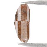 Natural Loose Kite Diamond Brown Color 0.69 CT 6.95 MM Kite Shape Rose Cut Diamond L7549