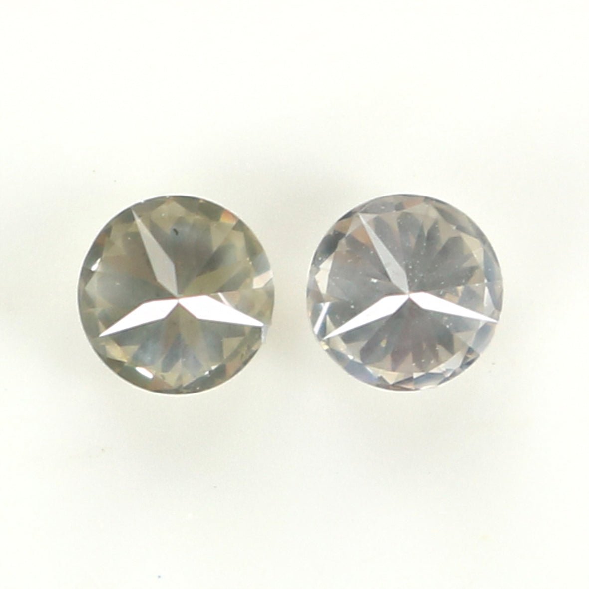 0.36 Ct Natural Loose Round Cut Pair Diamond Light Yellow Color Round Cut Diamond 3.60 MM Natural Diamond Round Brilliant Cut Diamond KQ2473