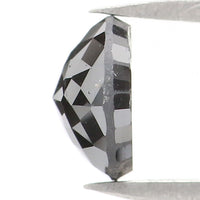 Natural Loose Rose Cut Black Color Diamond 0.94 CT 6.10 MM Round Rose Cut Shape Diamond KR1634