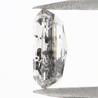 Natural Loose Emerald Shape White - F Color Diamond 0.77 CT 6.60 MM Emerald Shape Rose Cut Diamond KDL2658