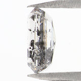 Natural Loose Emerald Shape White - F Color Diamond 0.77 CT 6.60 MM Emerald Shape Rose Cut Diamond KDL2658