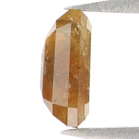 Natural Loose Emerald Shape Brown Color Diamond 0.72 CT 5.95 MM Emerald Shape Rose Cut Diamond L333