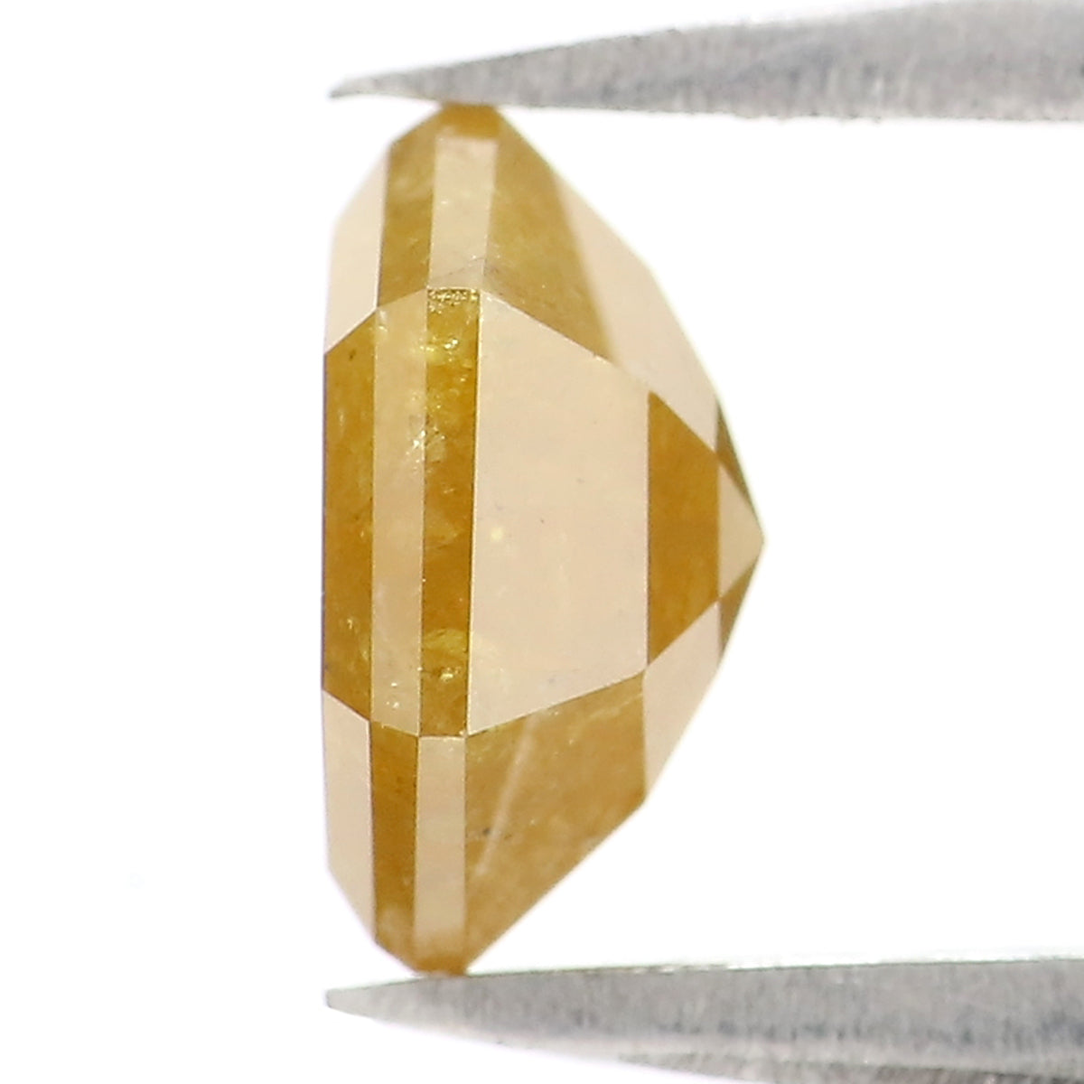 Natural Loose Hexagon Yellow Color Diamond 1.40 CT 7.48 MM Hexagon Shape Rose Cut Diamond L2690