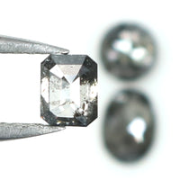 Natural Loose Mix Shape Salt And Pepper Diamond Black Grey Color 0.94 CT 4.10 MM Mix Shape Shape Rose Cut Diamond L195