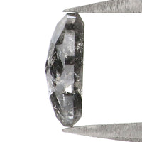 Natural Loose Marquise Salt And Pepper Diamond Black Grey Color 0.39 CT 6.48 MM Marquise Shape Rose Cut Diamond KR2567