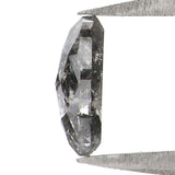 Natural Loose Marquise Salt And Pepper Diamond Black Grey Color 0.39 CT 6.48 MM Marquise Shape Rose Cut Diamond KR2567