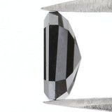 Natural Loose Emerald Shape Black Color Diamond 1.05 CT 7.00 MM Emerald Shape Rose Cut Diamond KR1528