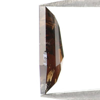 Natural Loose Coffin Diamond Deep Brown Color 1.36 CT 9.00 MM Coffin Shape Rose Cut Diamond L7661