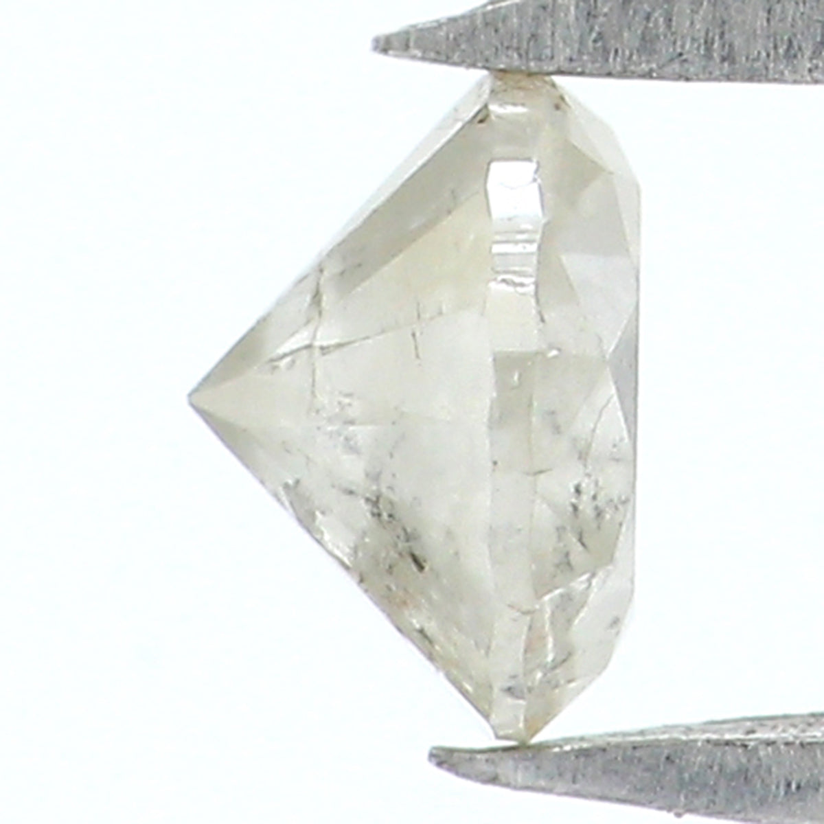 0.34 CT Natural Loose Round Shape Diamond Grey Milky Color Round Cut Diamond 4.30 MM Natural Grey Color Round Brilliant Cut Diamond KQ1338