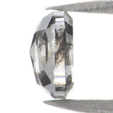 Natural Loose Cushion Diamond, Salt And Pepper Diamond, Natural Loose Diamond, Cushion Rose Cut Diamond, 0.61 CT Cushion Shape Diamond KDL2717
