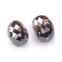 Natural Loose briolette Brown Color Diamond 0.89 CT 4.55 MM Drop Shape Rose Cut Diamond KDL9910