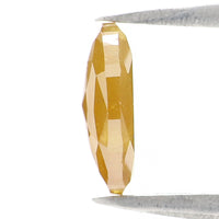 Natural Loose Oval Diamond Yellow Color 1.27 CT 8.08 MM Oval Rose Cut Shape Diamond L2648