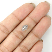 1.71 Ct Natural Loose Diamond, Marquise Diamond, Grey color Diamond, Marquise Cut Diamond, Polished Diamond, Rose Cut Diamond L450