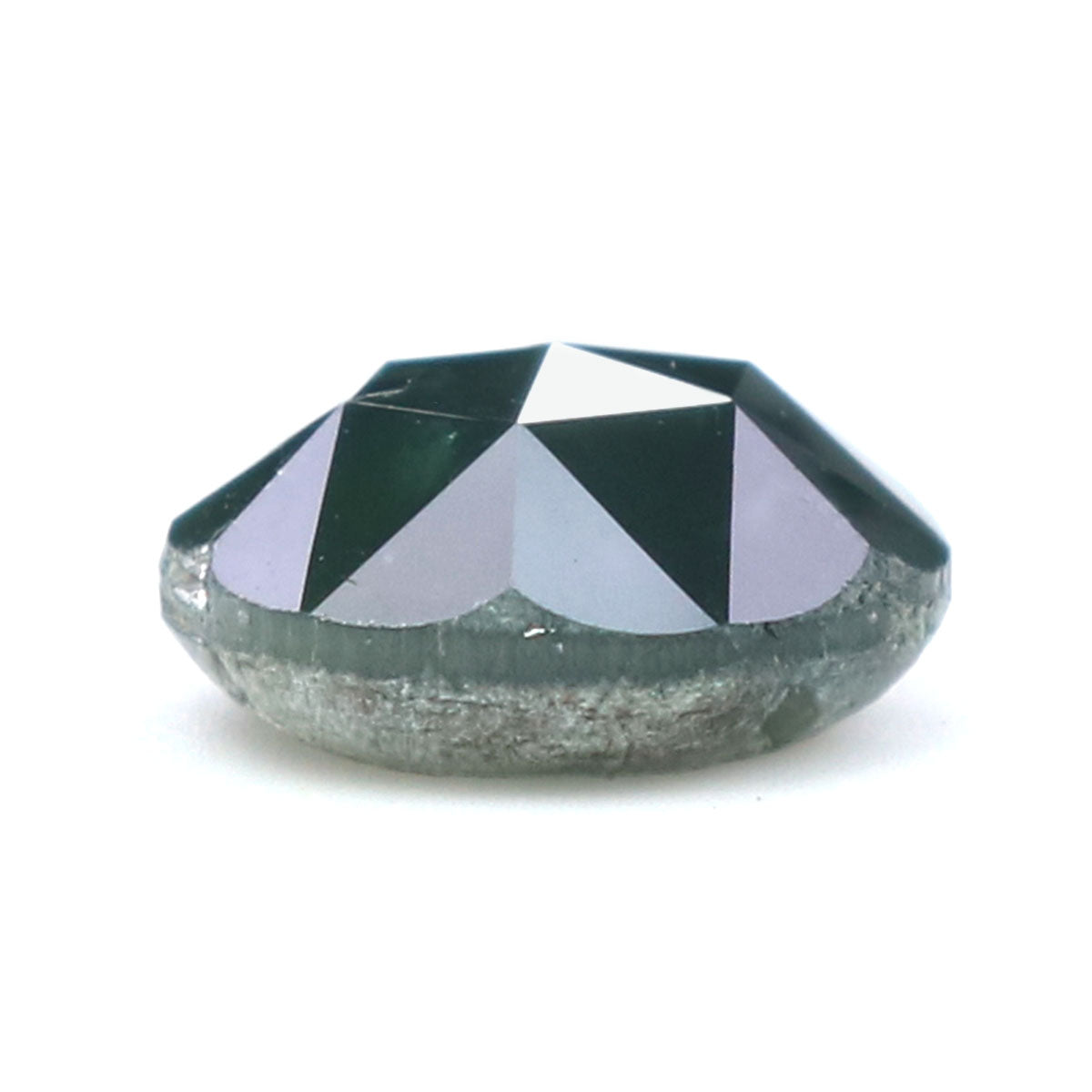 1.41 CT Natural Loose Round Rose Cut Diamond Green Color Round Shape Diamond 6.90 MM Natural Loose Green Color Round Rose Cut Diamond KQ890