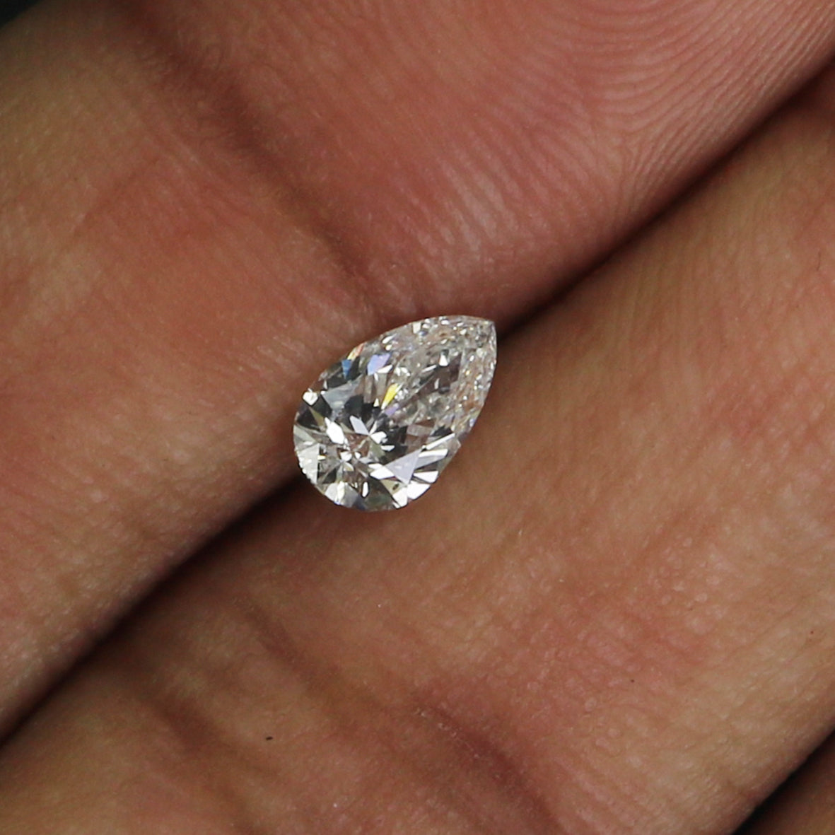 0.51 CT Natural Loose Pear Shape Diamond White - G Color Pear Cut Diamond 6.85 MM Natural Diamond White -G Pear Brilliant Cut Diamond QL9755