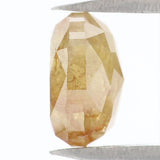 Natural Loose Oval Diamond Brown Yellow Color 1.33 CT 6.80 MM Oval Shape Rose Cut Diamond L7328