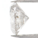 Natural Loose Round Salt And Pepper Diamond Black Grey Color 0.85 CT 5.90 MM Round Brilliant Cut Diamond L8696