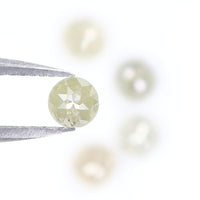 Natural Loose Rose Cut Diamond Grey Color 1.06 CT 3.50 MM Round Rose Cut Shape Diamond L6054