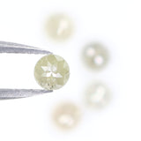 Natural Loose Rose Cut Diamond Grey Color 1.06 CT 3.50 MM Round Rose Cut Shape Diamond L6054