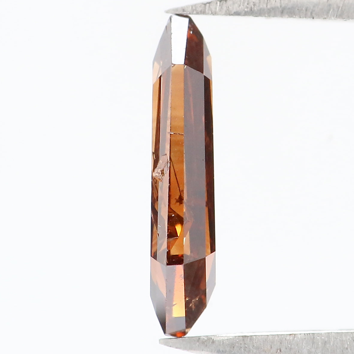 0.68 CT Natural Loose Shield Shape Diamond Brown Color Shield Shape Diamond 9.35 MM Natural Loose Diamond Shield Rose Cut Diamond QL1757