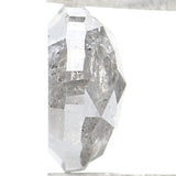 Natural Loose Oval Salt And Pepper Diamond Black Grey Color 1.06 CT 6.55 MM Oval Shape Rose Cut Diamond KDL1791