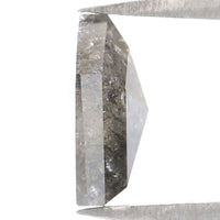 Natural Loose Shield Gray Nas Color Diamond 1.09 CT 8.50 MM Shield Shape Rose Cut Diamond L7588