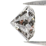 Natural Loose Round Diamond, Salt And Pepper Round Diamond, Natural Loose Diamond, Round Brilliant Cut Diamond, 1.29 CT Round Shape KDL2747