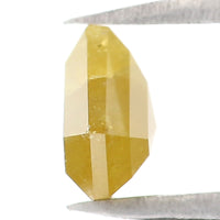 Natural Loose Shield Yellow Color Diamond 0.96 CT 5.85 MM Shield Shape Rose Cut Diamond L9678