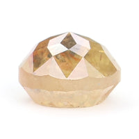 Natural Loose Round Rose Cut Yellow Brown Diamond Color 1.25 CT 5.90 MM Rose Cut Shape Diamond L9139