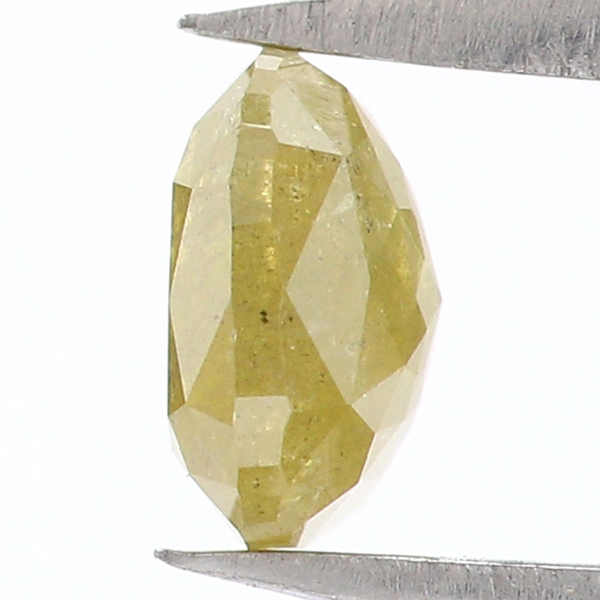 0.85 CT Natural Loose Cushion Shape Diamond Yellow Color Cushion Cut Diamond 5.65 MM Natural Yellow Color Cushion Rose Cut Diamond LQ8204