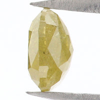 Natural Loose Cushion Yellow Color Diamond 0.85 CT 5.65 MM Cushion Shape Rose Cut Diamond L8204