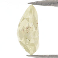 Natural Loose Pear Yellow Color Diamond 1.44 CT 8.30 MM Pear Shape Rose Cut Diamond KDL5188