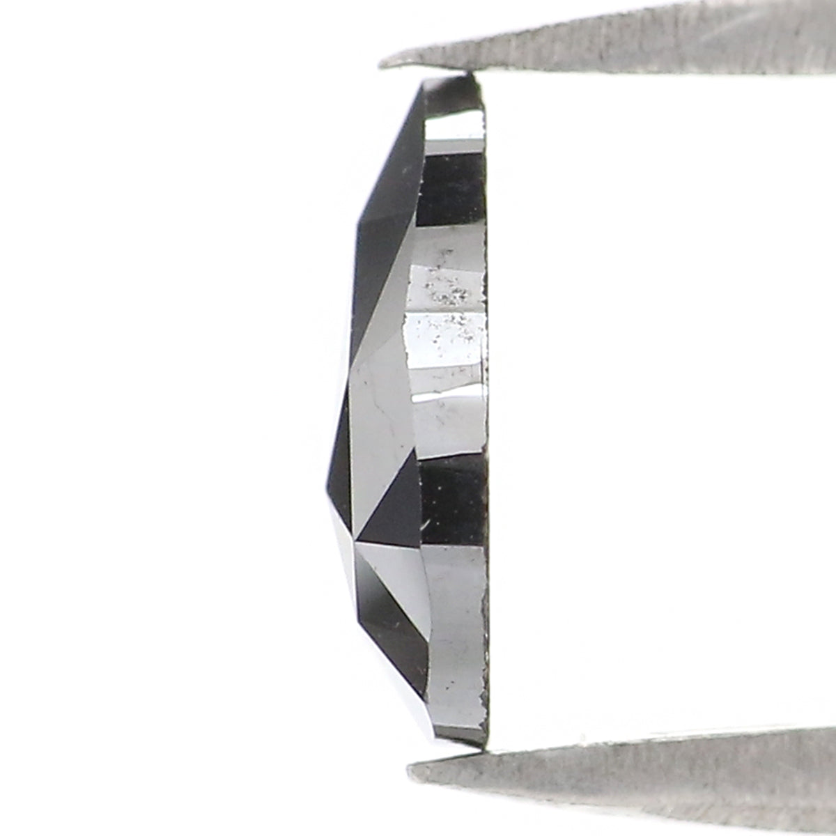 0.69 CT Natural Loose Pear Shape Diamond Black Color Pear Cut Diamond 7.40 MM Natural Loose Black Color Diamond Pear Rose Cut Diamond LQ2632