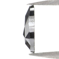 Natural Loose Pear Diamond Black Color 0.69 CT 7.41 MM Pear Shape Rose Cut Diamond L2632