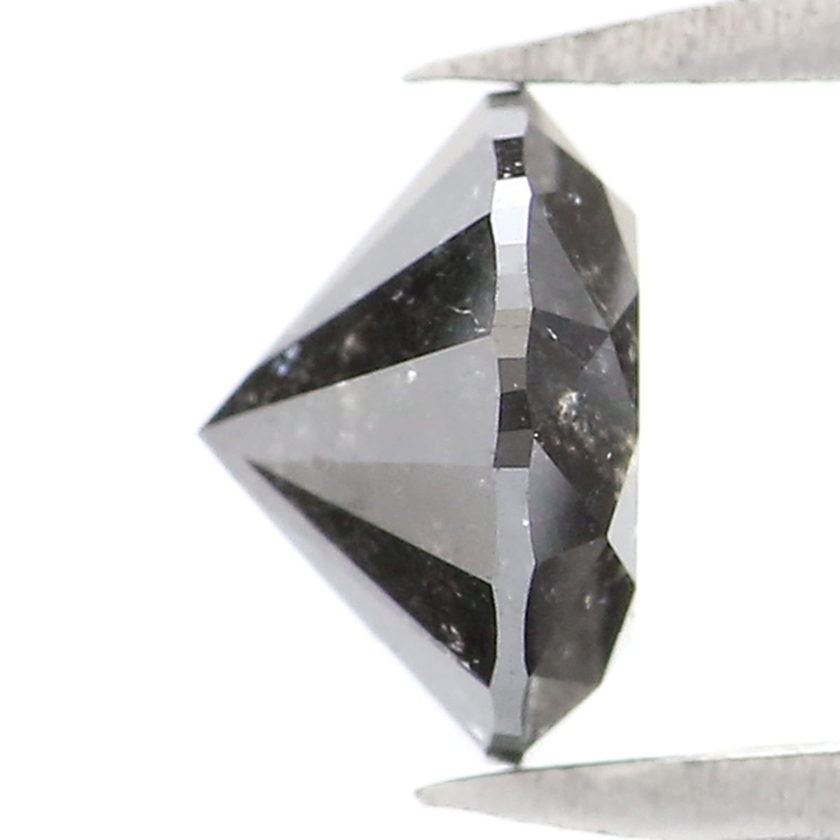 0.90 Ct Natural Loose Round Shape Diamond Black Color Round Cut Diamond 6.05 MM Natural Loose Black Color Round Brilliant Cut Diamond LQ507