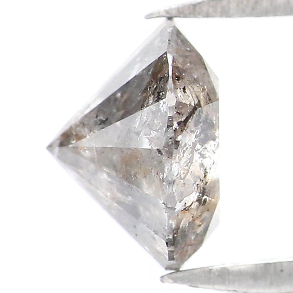 0.84 CT Natural Loose Round Shape Diamond Salt And Pepper Round Cut Diamond 5.90 MM Natural Loose Diamond Round Brilliant Cut Diamond LQ9963