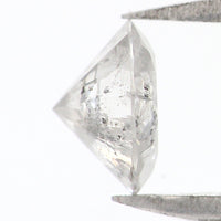 Natural Loose Round White Milky Color Diamond 0.55 CT 5.40 MM Round Shape Brilliant Cut Diamond L7401