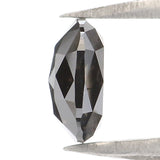 Natural Loose Cushion Black Color Diamond 0.75 CT 5.80 MM Cushion Shape Rose Cut Diamond KR2084