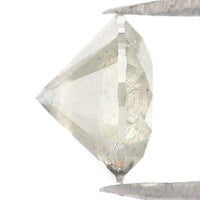 Natural Loose Round Milky Grey Color Diamond 1.05 CT 6.20 MM Round Shape Brilliant Cut Diamond L5880