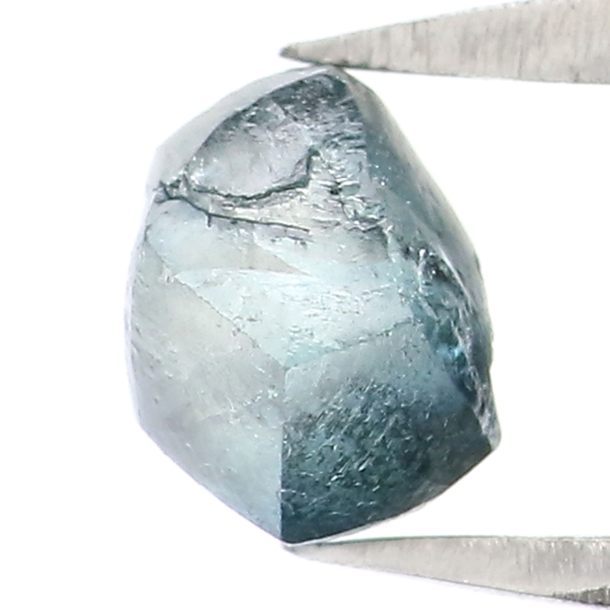 0.81 CT Natural Loose Rough Shape Diamond Blue Color Rough Cut Diamond 5.10 MM Natural Loose Blue Diamond Rough Irregular Cut Diamond QK2519