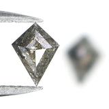 Natural Loose Kite Diamond, Salt And Pepper Kite Diamond, Natural Loose Diamond, Kite Rose Cut Diamond, Kite Cut, 0.67 CT Kite Shape L2736