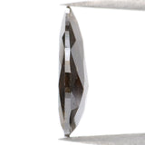Natural Loose Pear Diamond Black Brown Color 4.00 CT 15.00 MM Pear Shape Rose Cut Diamond KDL2183